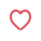 Neon LED Forever Light LNEO7 HEART (USB/Μπαταρίας & On/Off) Κόκκινο