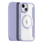 Θήκη Flip Dux Ducis Apple iPhone 15 Wallet Skin X Pro Μωβ