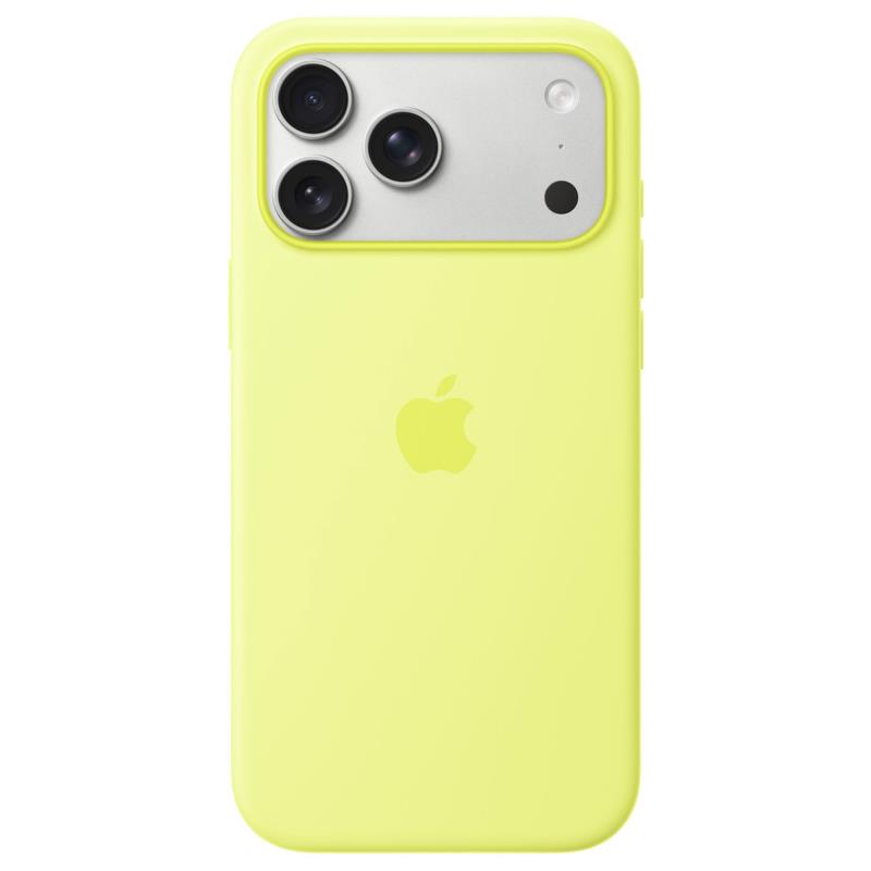 Θήκη Silicon με MagSafe Apple MGFM4 iPhone 17 Pro Max Neon Κίτρινο