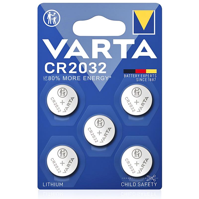 Lithium Button Cells Varta CR2032 (5 τεμ)