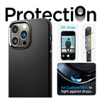 Θήκη Soft TPU Spigen Liquid Air Apple iPhone 14 Pro Max Μαύρο
