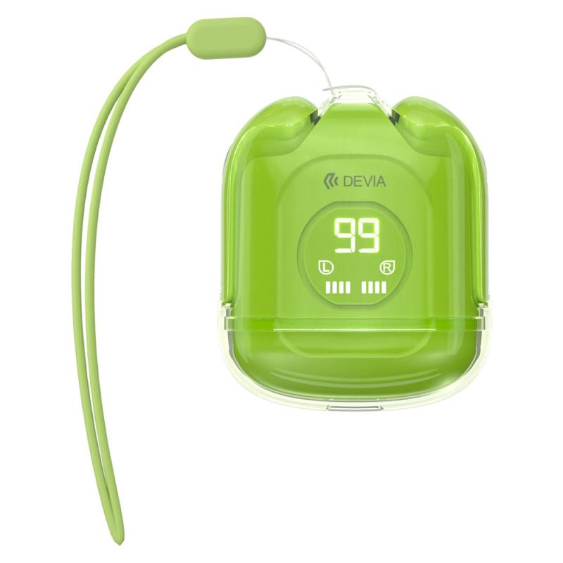 True Wireless Ακουστικά Bluetooth Devia EM406 M6 Smart Πράσινο