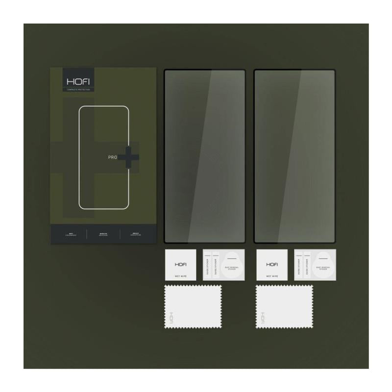 Tempered Glass Full Face Hofi Pro+ Samsung Galaxy S24 Ultra 5G Μαύρο (2 τεμ.)