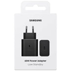 Φορτιστής Ταξιδίου Ταχείας Φόρτισης Samsung EP-T6010NBEG με Έξοδο USB C 60W 3A Μαύρο
