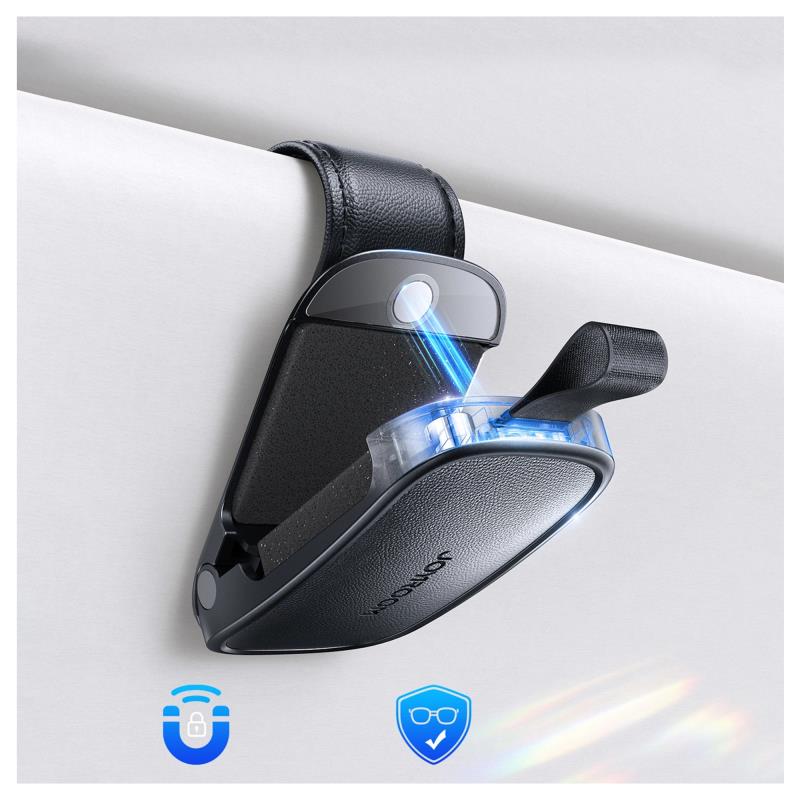Βάση Στήριξης Αλεξηλίου Αυτοκινήτου Joyroom JR-ZS511 για Γυαλιά Ηλίου με Μαγνητικό Κλιπ Μαύρο