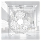 Επιδαπέδιος Ανεμιστήρας Μεταλλικός Niaros Gumba 70W