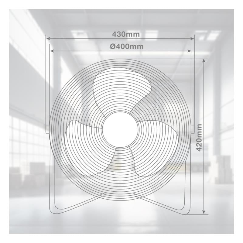 Επιδαπέδιος Ανεμιστήρας Μεταλλικός Niaros Gumba 70W