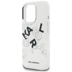 Θήκη TPU Karl Lagerfeld Apple iPhone 16 Pro IML Metal Sketched Graphic Logo Διάφανο