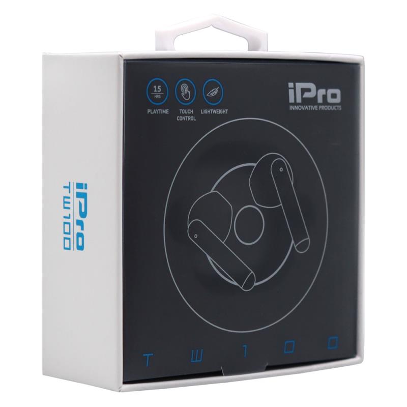 True Wireless Ακουστικά Bluetooth iPro TW100 Μαύρο