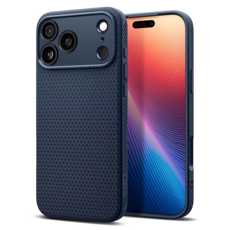 Θήκη Soft TPU Spigen Liquid Air Apple iPhone 17 Pro Σκούρο Μπλε
