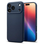 Θήκη Soft TPU Spigen Liquid Air Apple iPhone 17 Pro Σκούρο Μπλε
