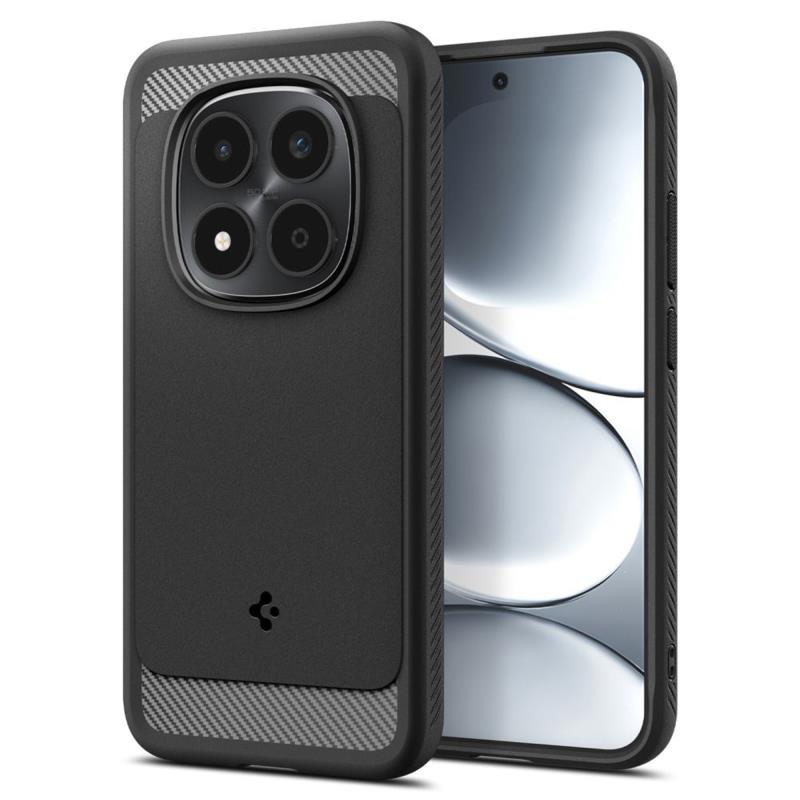 Θήκη Soft TPU Spigen Xiaomi Redmi Note 15 Pro 5G Rugged Armor Μαύρο