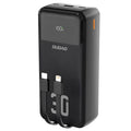 Φορτιστής Ανάγκης Dudao K15Max 22.5W 30000mAh PD QC με 2 Ενσωματωμένα Καλώδια Μαύρο