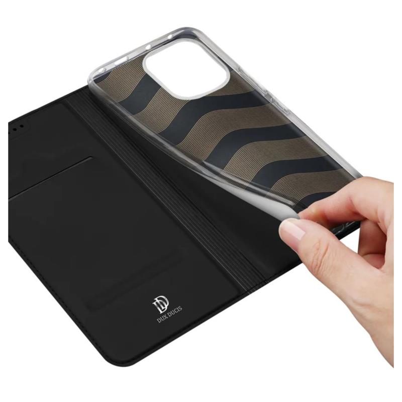 Θήκη Flip Dux Ducis Xiaomi Redmi Note 14 4G Skin Pro Μαύρο