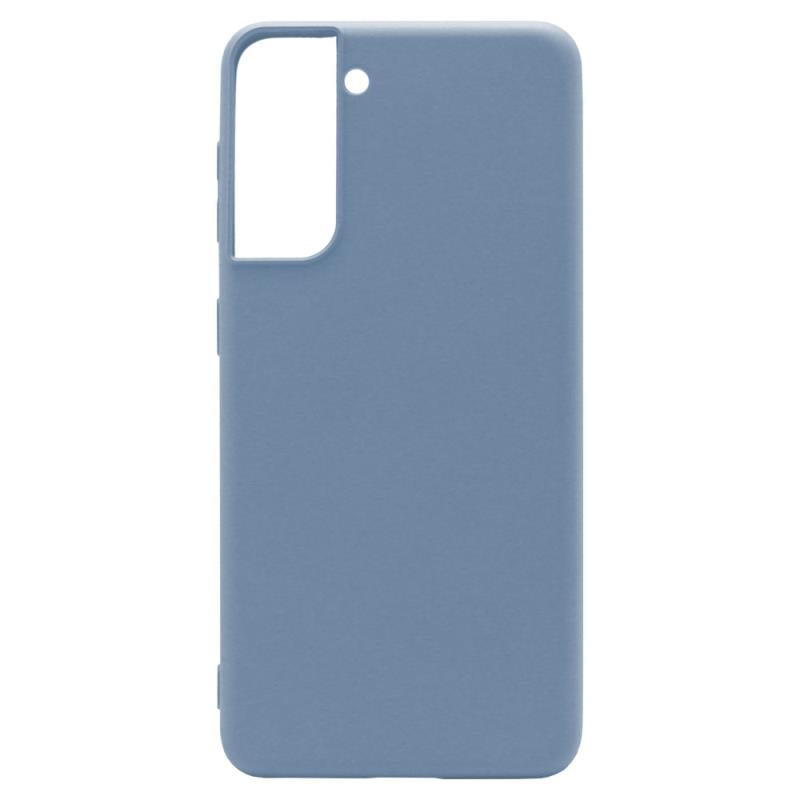 Θήκη Liquid Silicon inos Samsung G991 Galaxy S21 5G L-Cover Γκρι-Μπλε