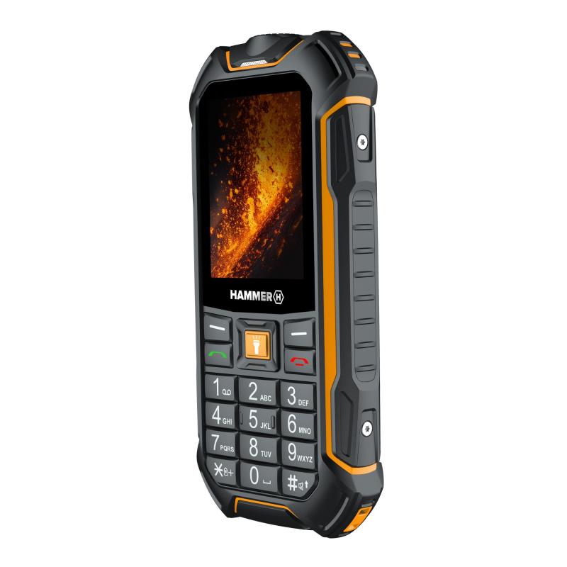 Κινητό Τηλέφωνο Hammer Boost 2 LTE (Dual SIM) Μαύρο