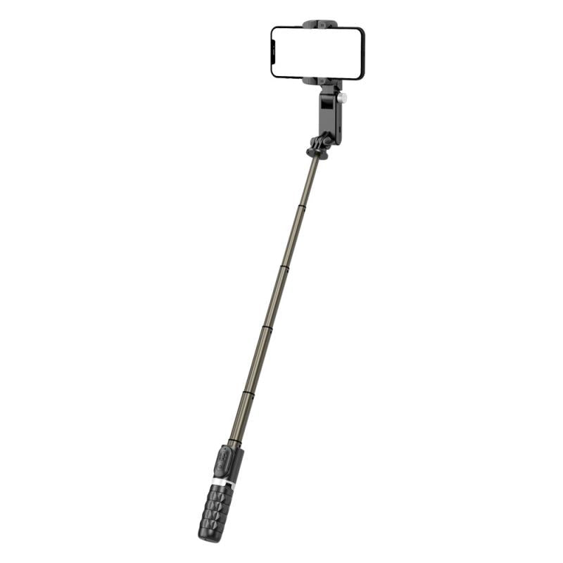 Gimbal & Τρίποδο Devia Q18 Life Creation για Smartphones Πλάτους 37 έως 90mm Μαύρο