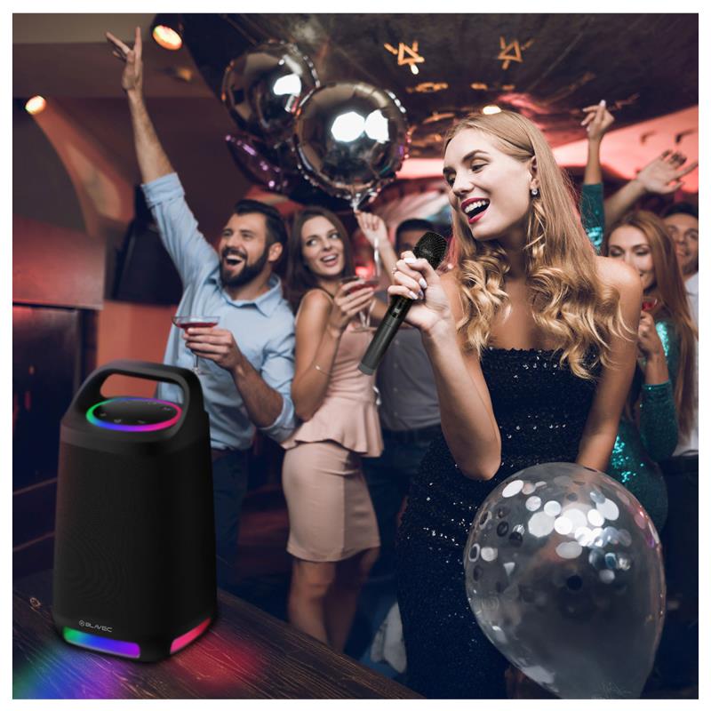 Φορητό Ηχείο Bluetooth Blavec WS-01 Karaoke TWS BT 5.3 USB AUX 4500mAh 160W Μαύρο