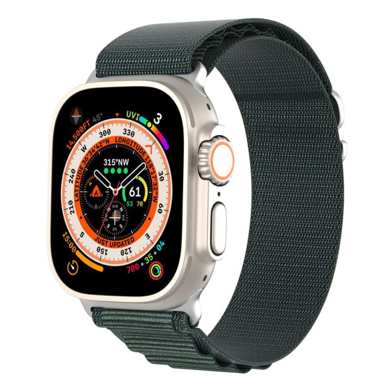 Λουράκι Dux Ducis Sport Nylon Woven Bracelet Apple Watch (44/ 45/ 46/ 49mm) Πράσινο