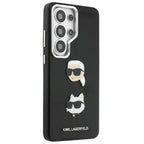 Θήκη TPU Karl Lagerfeld Samsung Galaxy S26 Ultra Wrapped Leather Saffiano with K&C Head Pin Μαύρο
