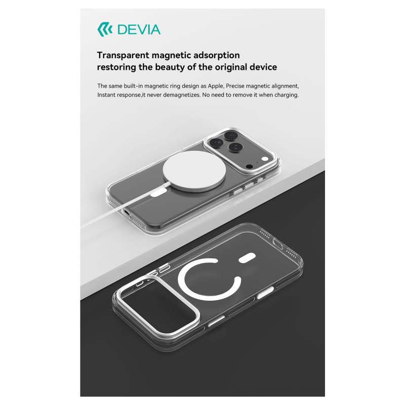 Θήκη PC Devia Apple iPhone Air Magnetic Shock Proof Built-in Touch Crystal Διάφανο