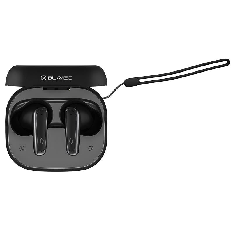 True Wireless Ακουστικά Bluetooth Blavec BW-07 Live ANC με Οθόνη LCD Μαύρο