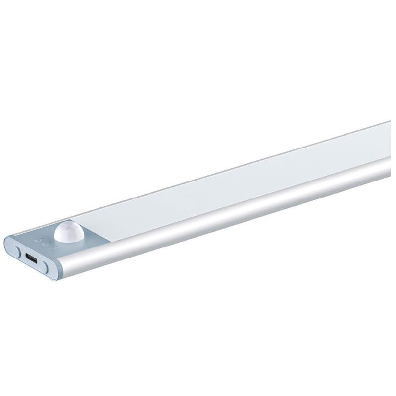 Φωτιστικό LED GSC Tibuka 40cm με Αισθητήρα Κίνησης 150lm 3000K έως 6500K Ασημί