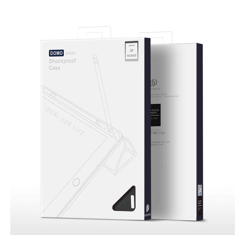 Θήκη TPU Flip Shock Proof Dux Ducis Domo Apple iPad 10.9" (2022) Μαύρο
