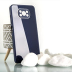 Θήκη TPU & Glass inos Samsung A125 Galaxy A12/ A127 Galaxy A12 Nacho/ M127 Galaxy M12 CamGuard Σκούρο Μπλε