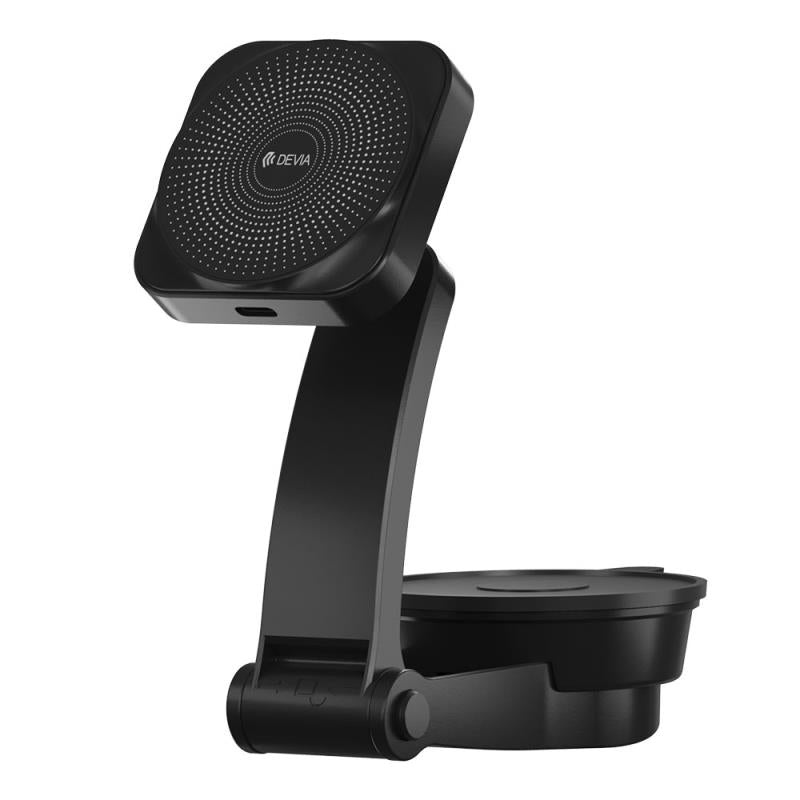 Universal Βάση Στήριξης Ταμπλό Αυτοκινήτου Devia EA473 Magnetic Wireless Bracket Smart Μαύρο