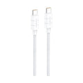 Καλώδιο Σύνδεσης USB 2.0 Foneng XS02 Braided USB C σε USB C 60W 1.2m Λευκό