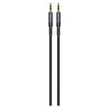 Καλώδιο Ήχου Woven Devia EC618 3.5mm/3.5mm 1m Ipure Μαύρο