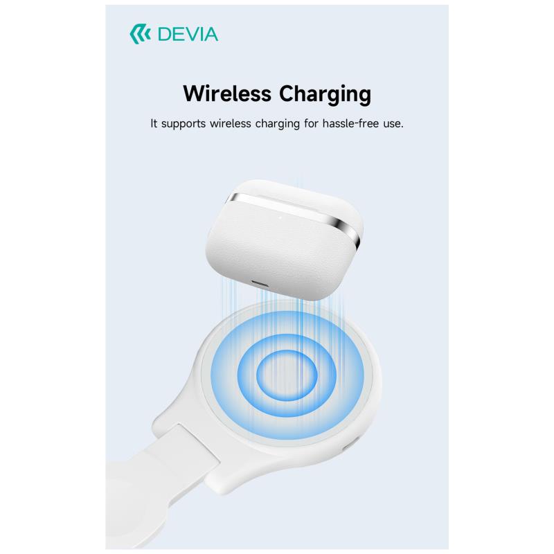 Devia EM031 ANC + ENC Ultra1 True Wireless Bluetooth Earphones White
