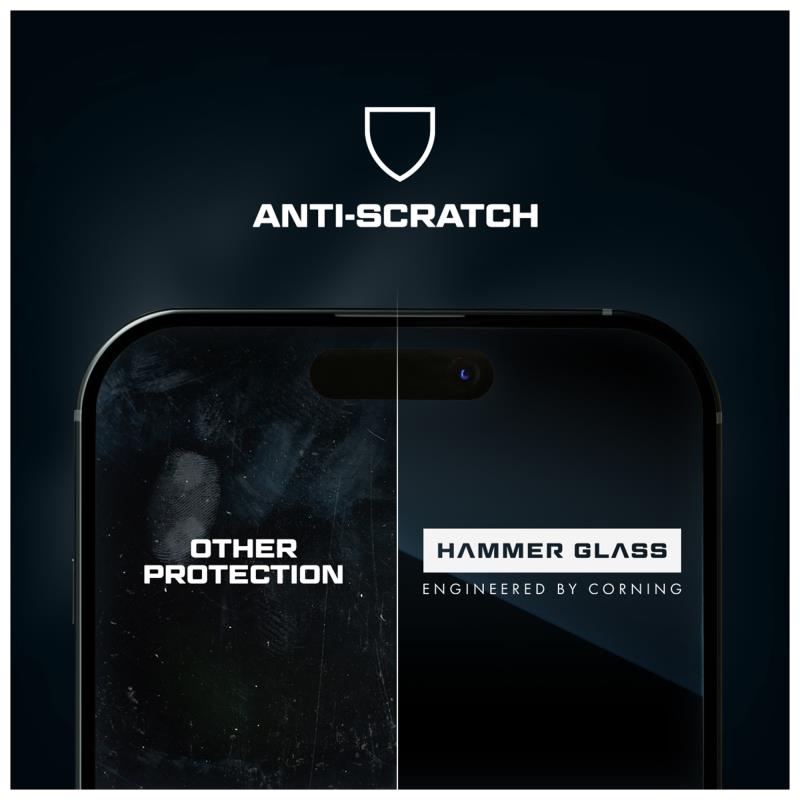 Tempered Glass Hammer Glass Apple iPhone 14 Pro Max Corning (1 τεμ.)