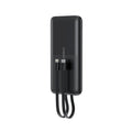 Φορτιστής Ανάγκης Choetech B654 22.5W 10000mAh PD με 2 Ενσωματωμένα Καλώδια Μαύρο