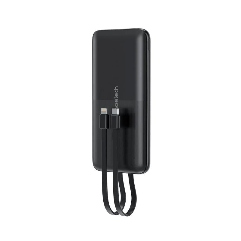 Φορτιστής Ανάγκης Choetech B654 22.5W 10000mAh PD με 2 Ενσωματωμένα Καλώδια Μαύρο