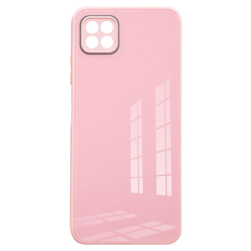 Θήκη TPU & Glass inos Samsung A226 Galaxy A22 5G CamGuard Ροζ