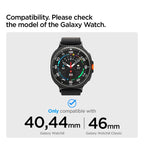 Λουράκι Spigen Samsung Galaxy Watch 8/ 8 Classic (40/44/46mm) Lite Fit Μαύρο