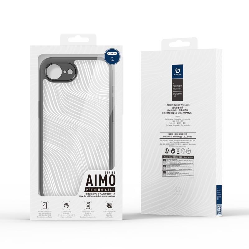 Θήκη TPU & PC Dux Ducis Aimo Apple iPhone 16e Μαύρο
