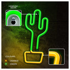 Neon LED Forever Light FLNE02 CACTUS (USB/Μπαταρίας & On/Off) Πράσινο