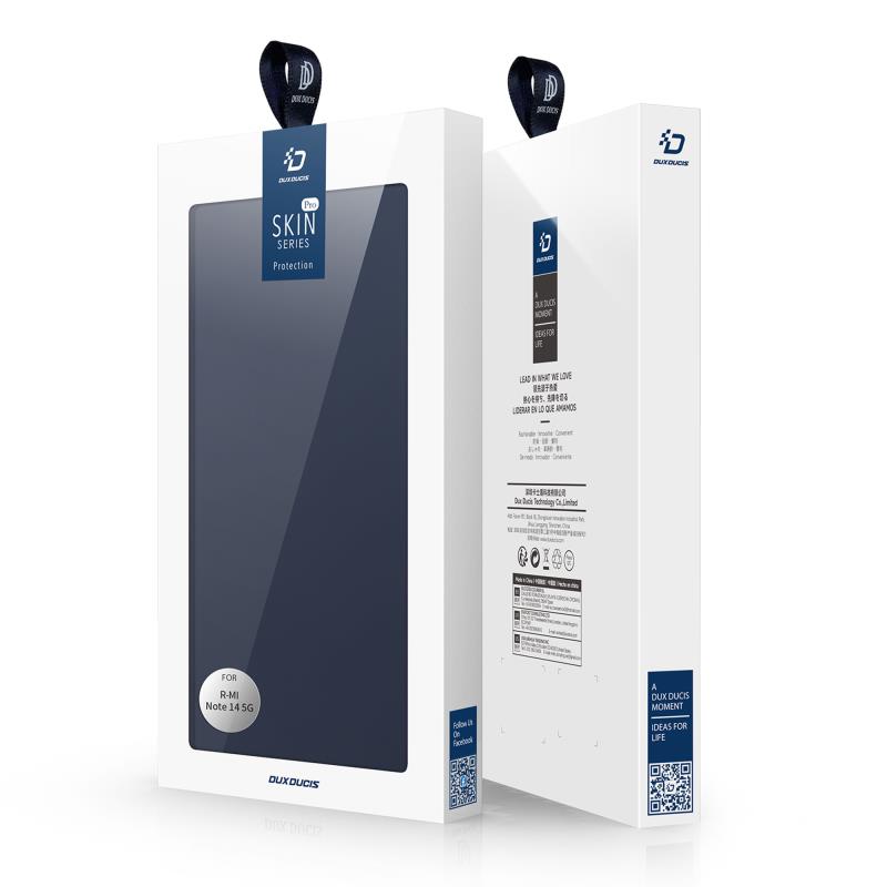 Θήκη Flip Dux Ducis Xiaomi Redmi Note 14 5G Skin Pro Μαύρο