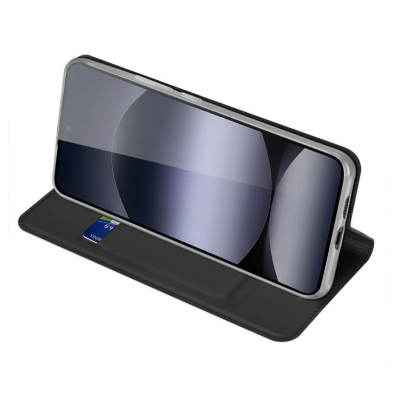 Θήκη Flip Dux Ducis Xiaomi Redmi Note 14 4G Skin Pro Μαύρο