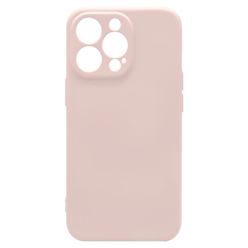 Θήκη Liquid Silicon inos Apple iPhone 13 Pro L-Cover Σομόν