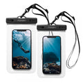 Universal Αδιάβροχη Θήκη Spigen A601 για Smartphones έως 6.8" Διάφανο (2 τεμ.)