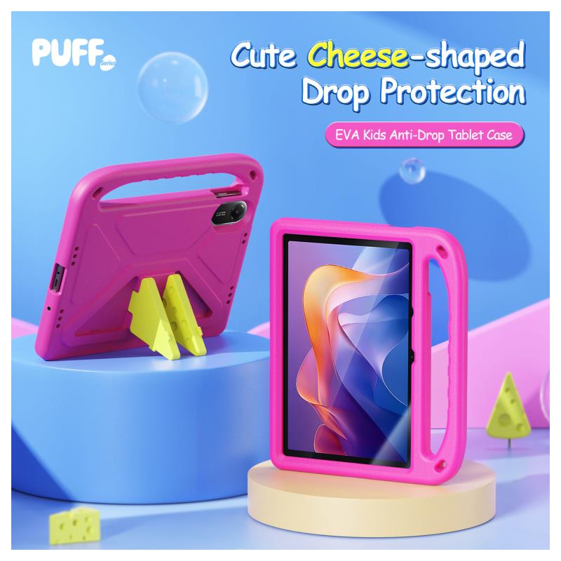 Θήκη EVA Dux Ducis Puff Xiaomi Redmi Pad 2 11.0" (2025) για Παιδιά Ροζ