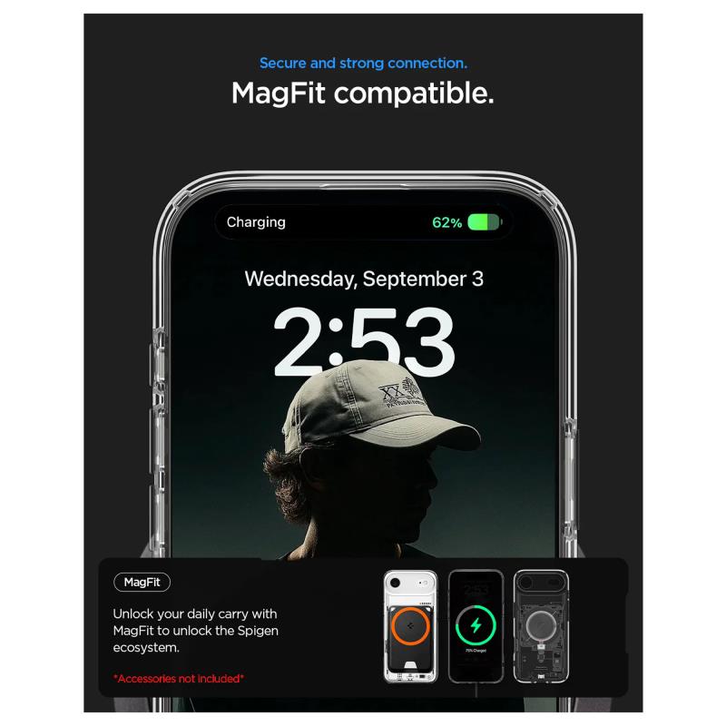 Θήκη TPU & PC Spigen Ultra Hybrid Magsafe Apple iPhone Air Neo One Διάφανο