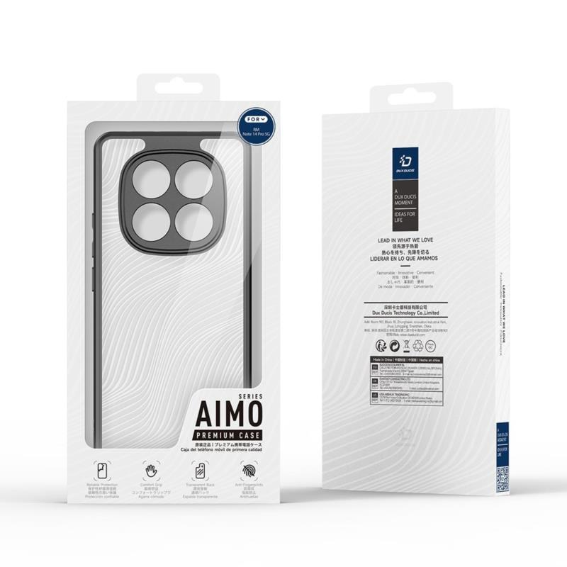 Θήκη TPU & PC Dux Ducis Aimo Xiaomi Redmi Note 14 Pro 4G Μαύρο