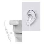 Hands Free Stereo Devia EM048 Earpods USB C με Χειριστήριο & Μικρόφωνο Smart Λευκό