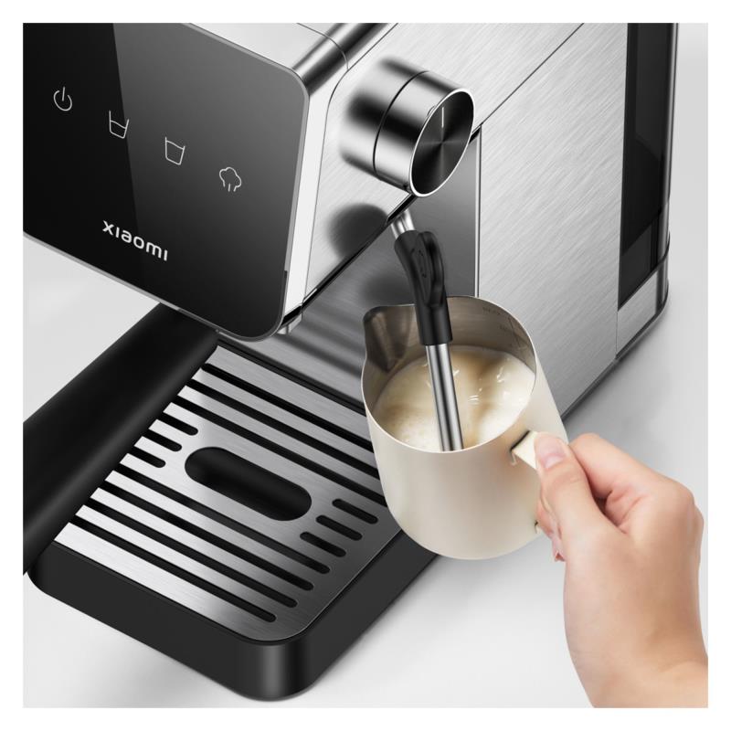 Μηχανή Espresso Ημιαυτόματη Xiaomi BHR9798EU Πίεσης 20bar 1350W Ασημί