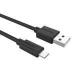 Καλώδιο Σύνδεσης USB 2.0 Duracell USB A σε MFI Lightning 15W 2m Μαύρο